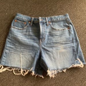 Madewell High Rise Denim Short